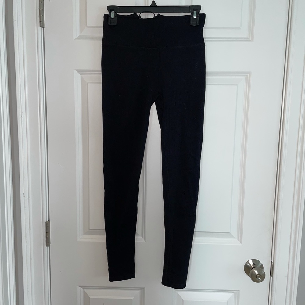 Fabletics Ribbed Lace up Leggings